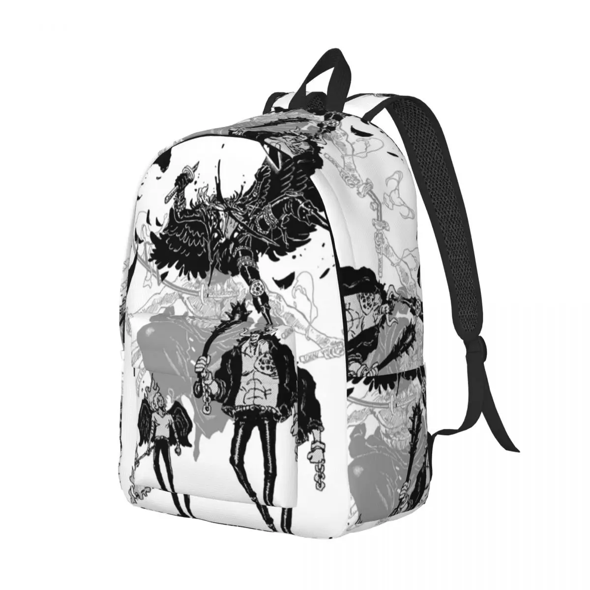 

King Defeated Backpack Daypack Large Capacity Boys Girls BookBag School Bag Shoulder Bags for Men Women