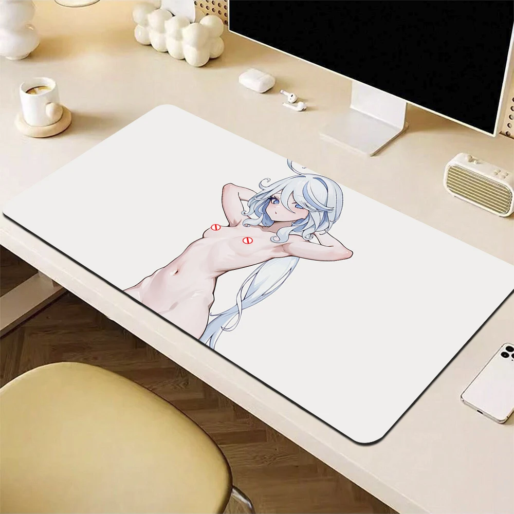 

Hentai Fulina Mouse Pad Gamer Sexy Nude Genshin Impact Mousepad Nsfw Anime Girl Large Mouse Mat Game Desk Mat Laptop Table Mats