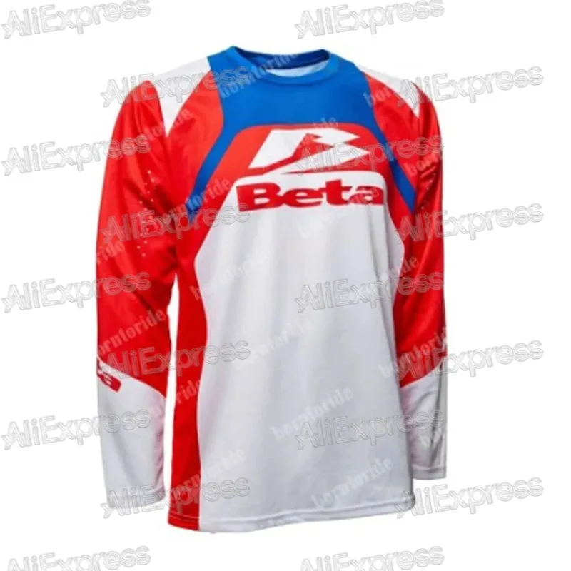 

2025 SUMMER BETA RACING Pro Downhill Mountain Jersey Motocross Jersey Enduro MTB MX BMX Shirt Cycling Jersey Bike Top Breathe