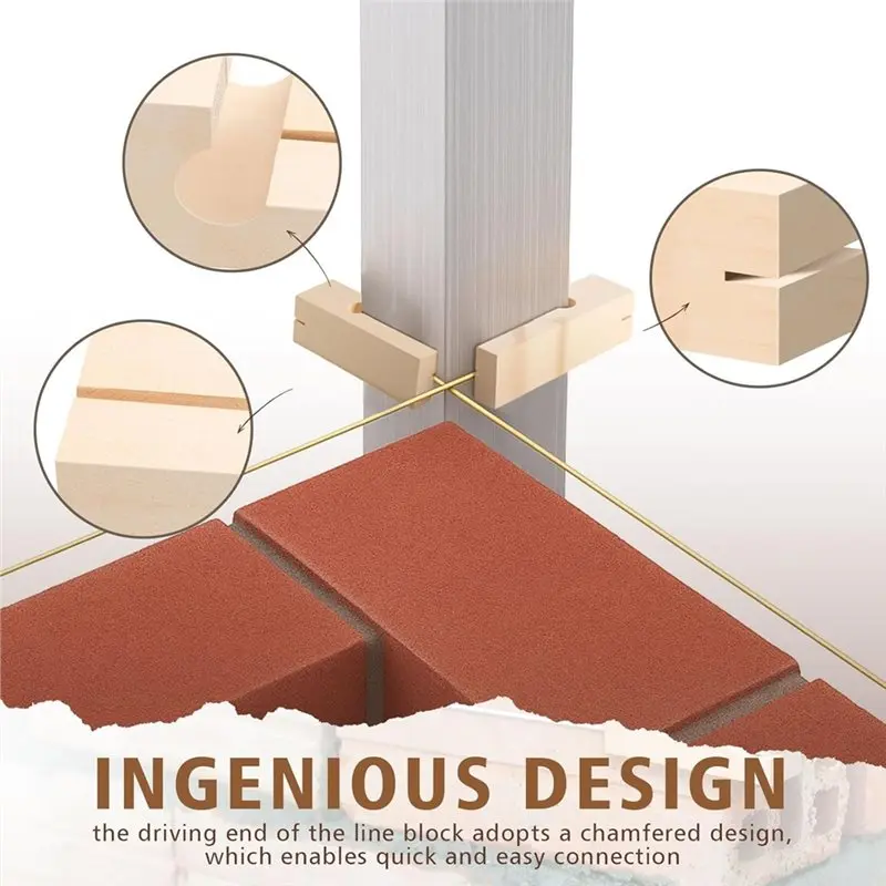 AT43-لأدوات البناء كتل خط 4 بوصة-زوجين من الخرسانة لخطوط سلسلة البناء #3