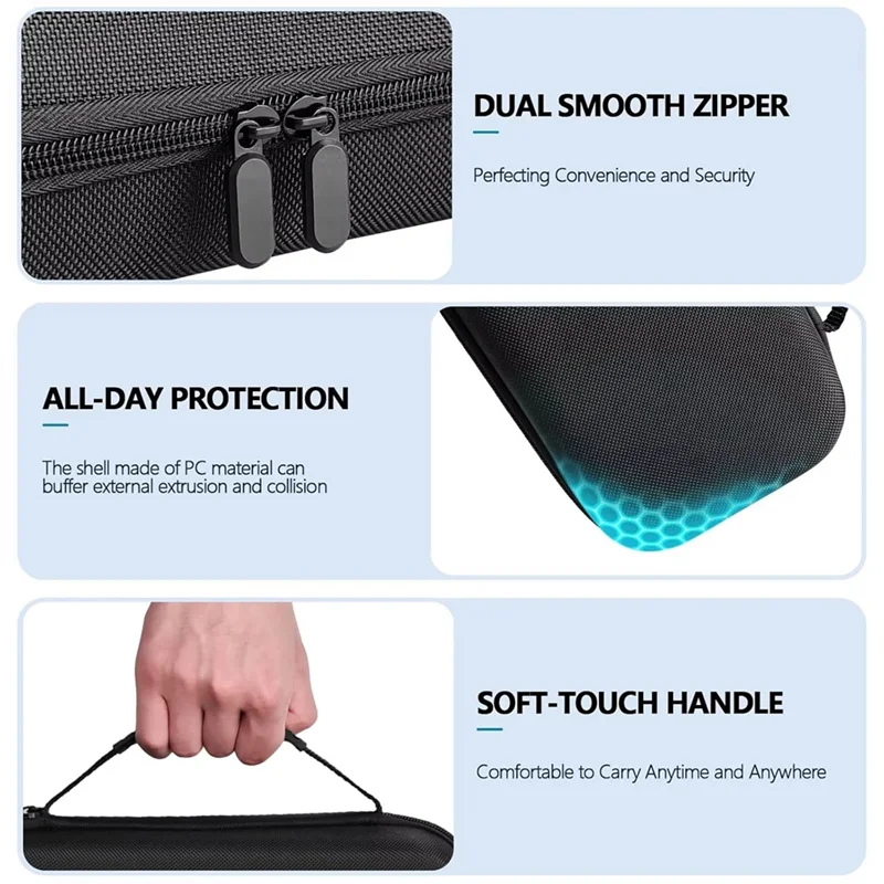 PHILE-EVA Travel Pouch Hard Shell Storage Bag For Nintendo Switch 2 2025 Carrying Case With 24 Game Cartridges Protective