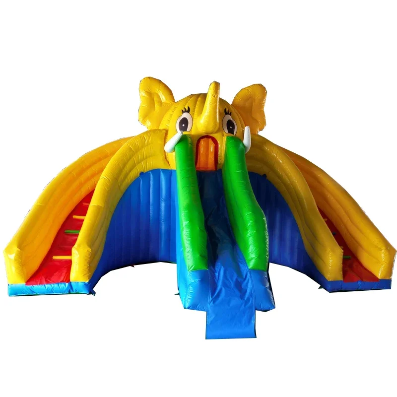 Inflatable Water Slide Elephant Theme PVC Mesh Cloth High Quality Inflatable Water Games Sports For Kids