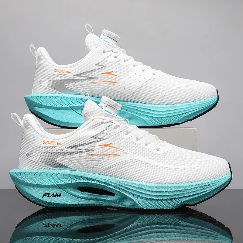 Men's Road Running Shoes, Lightweight and Comfortable Shoes with Buttons, Suitable for Outdoor Activities, Travel, Couples' Walks, and Dates, Providing Good Comfort, Breathability, and a Comfortable Feel, Perfect for Outdoor Activities, Jogging, Walking, and Travel