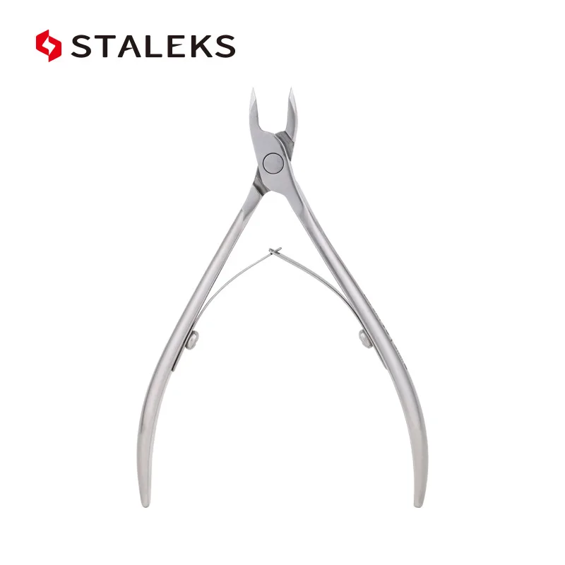 STALEKS 3mm Stainless Steel Cuticle Nipper High Precision Dead Skin Scissor Nail Cuticle Scissor Plier Manicure Tool NE-90-3