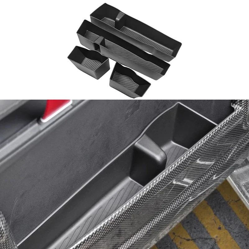 Car Door Storage Box Fit for JETOUR Traveler T2 2023 TPE Front and Rear Four Door Storage Box Waterproof Modified Accessories