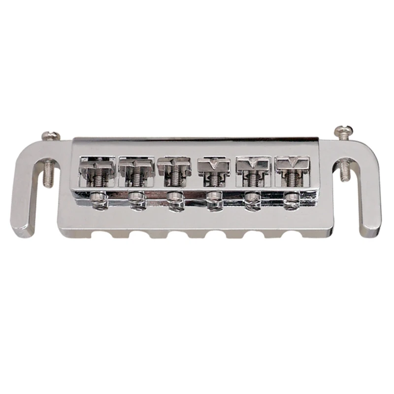 Pro 52.5Mm Pigtail Style Adjustable Wraparound Bridge Tailpiece For Les Paul Style Electric Guitarabht