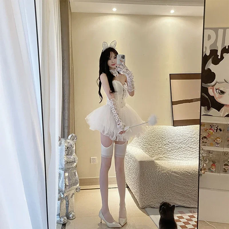 مثير الأرنب الأرنب حلي تأثيري نادي حزب هريرة زي COSCOS #4