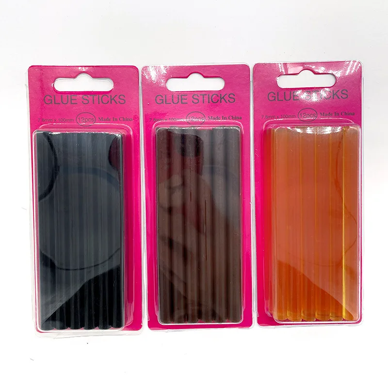 ig Hair Extensions Glue sticks, small glue sticks for hair extensions, hot melt glue sticks for making hair tie