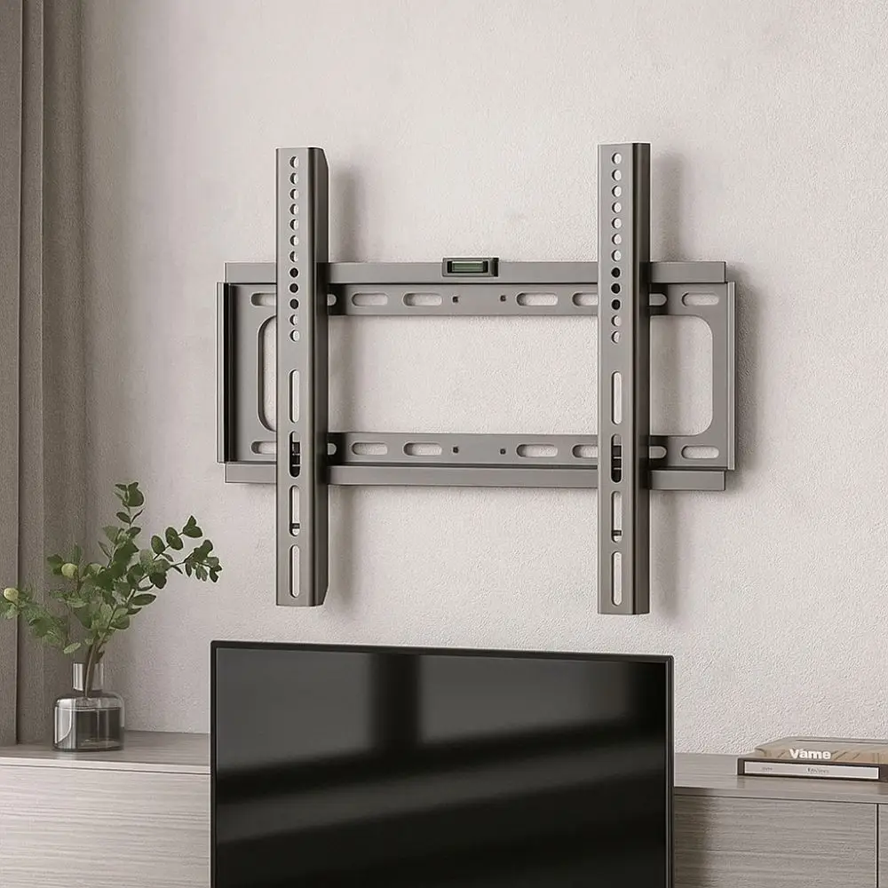 

Practical Metal TV Wall Mount Fixed Space Saving Fixed Mount LCD Mount Rust Prevention TV Stand Holder Home Use