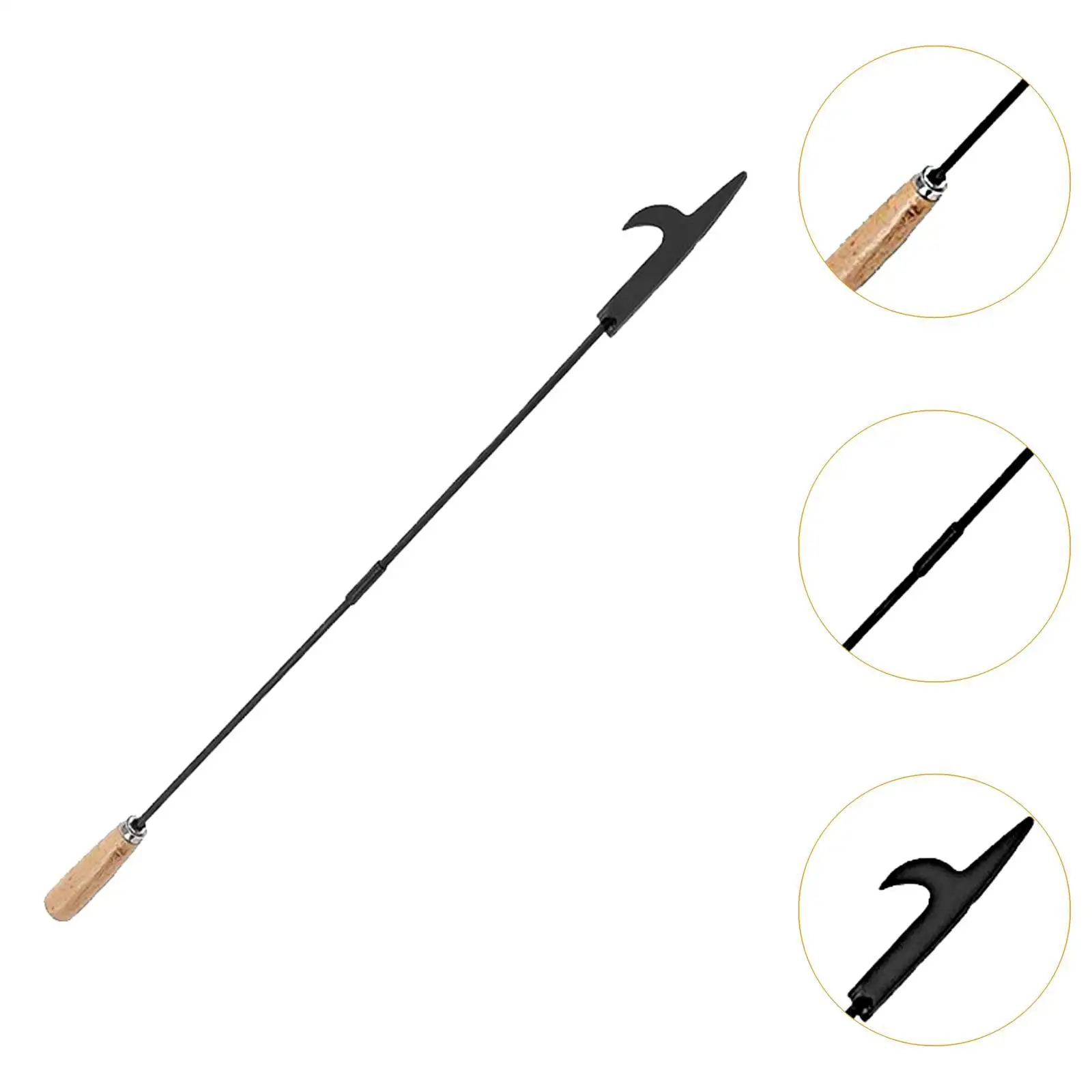 Fire Pit Stick Easy to Assemble Practical Sturdy Camping Fire Stick Fire Poker for Camping Stove Fireplace Campfires Fire Pits