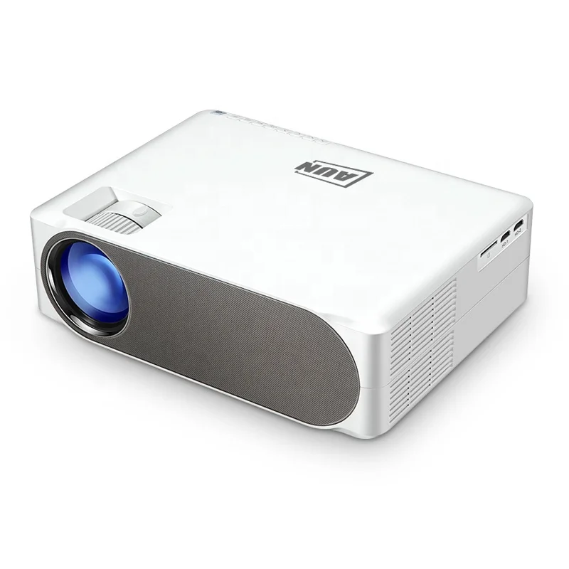 AUN Full HD Projector AKEY6, 1920x1080P, 6800 Lumens AC3 Decoding, LED Projector For Home Cinema, 3D Beamer Sale Aliexpress