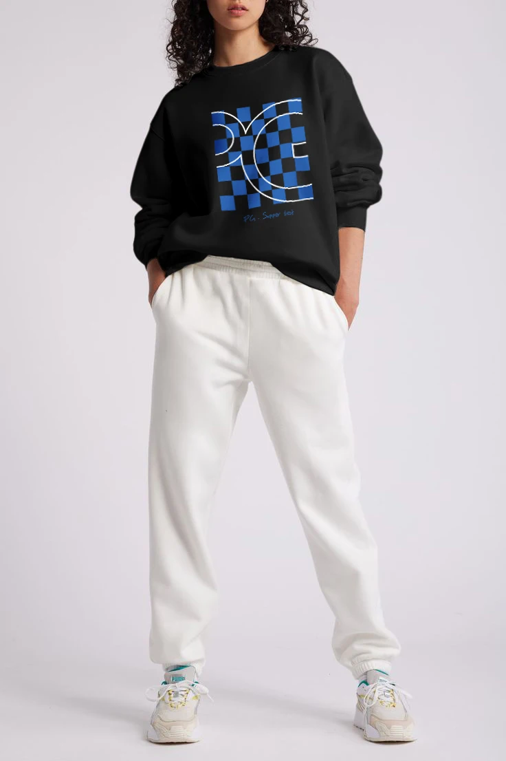 PG 2025 سترة نسائية غير رسمية على الموضة جديدة للخريف والشتاء بلوفر نسائي كلاسيكي دافئ سترة تريكو