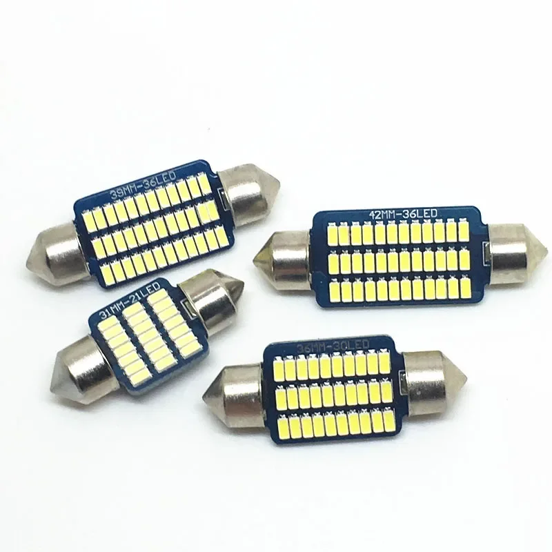 Festoon Car LED Interior Reading Light C5W C10W 31mm 36mm 39mm 41mm Festoon LED Auto Dome Lamp 12V