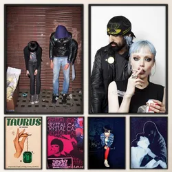 Band Crystal Castles Poster Prints Poster Wall Painting Bedroom Living Room Wall Bar Restaurant Sticker Small