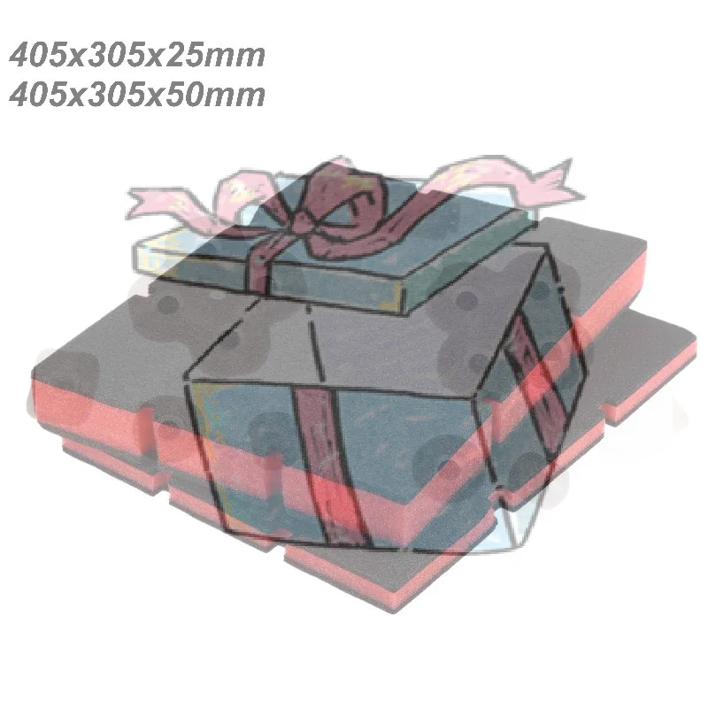 

【CCA】1Pcs Shockproof Red & Black Foam Insert Foam Tool Organizer Inserts For 48-22-8442 And 48-22-84432 Drawer Boxes