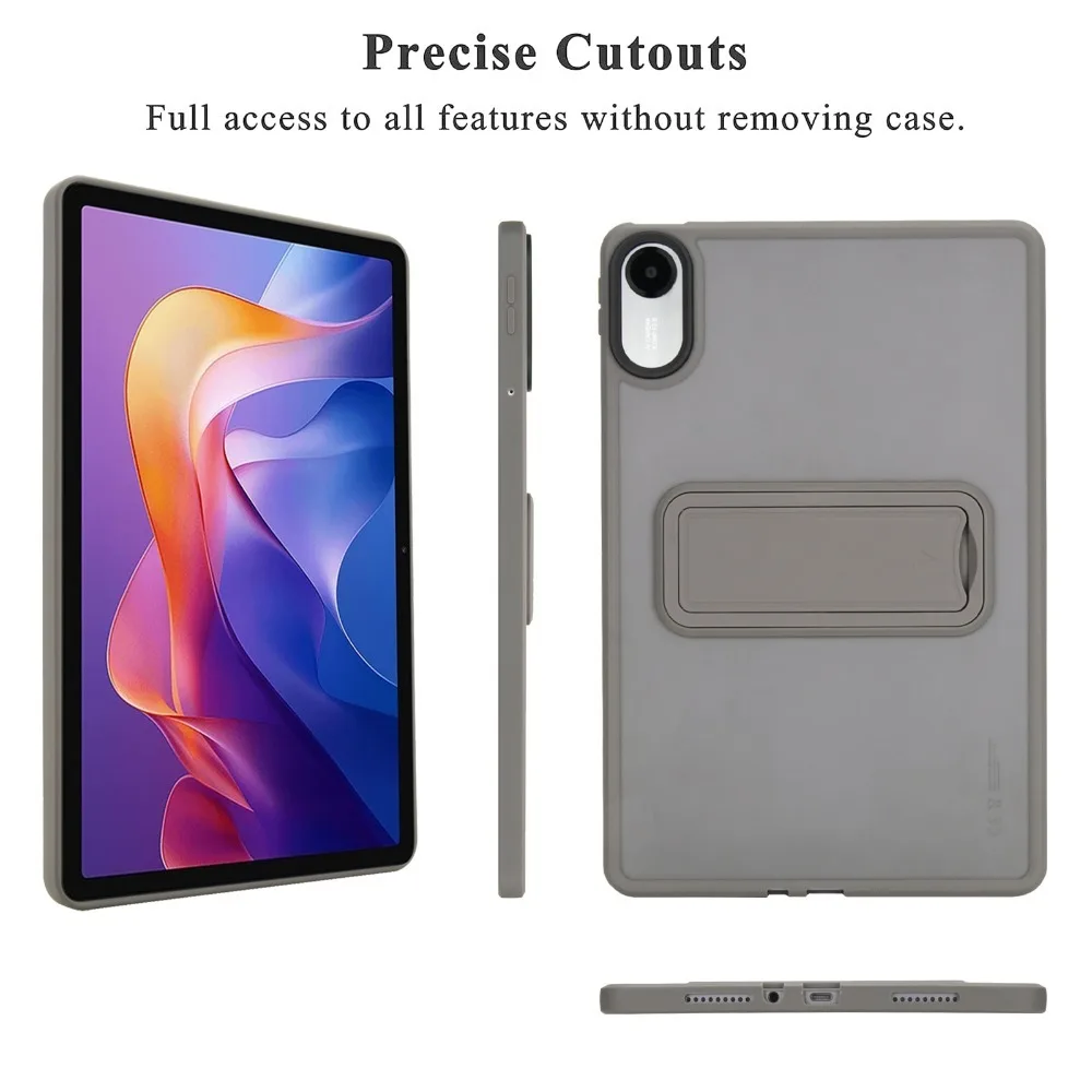 

For Xiaomi Pad 2 11 inch 2025 Tablet Cover Stand BackTPU With Holder Funda For Redmi Pad 2 2025 11" Case Accessorie