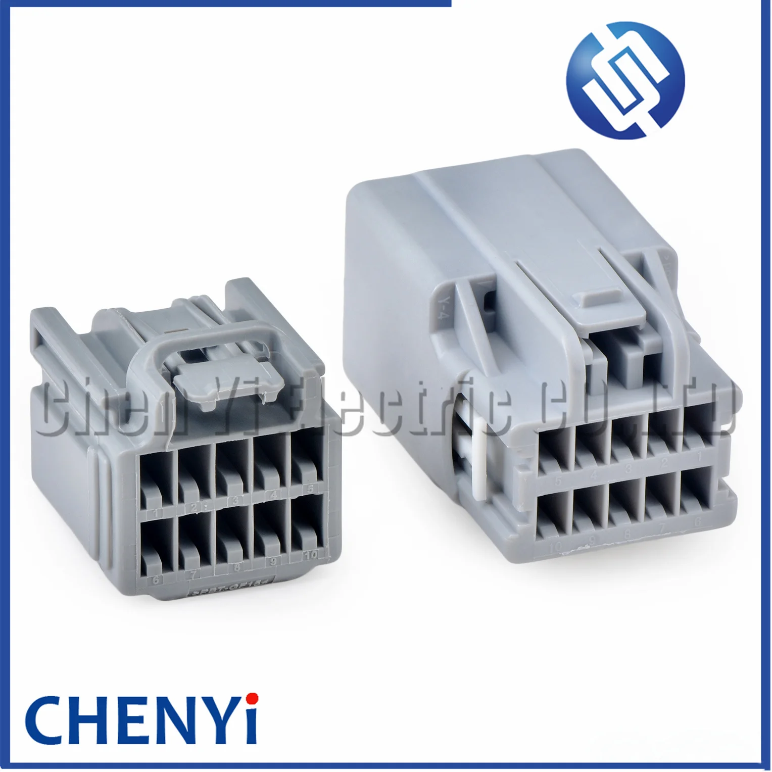10 Pin Female Auto Rearview Mirror Cable Socket Grey Connector plug 7282-6455-40 7283-6455-40 For Ford Focus