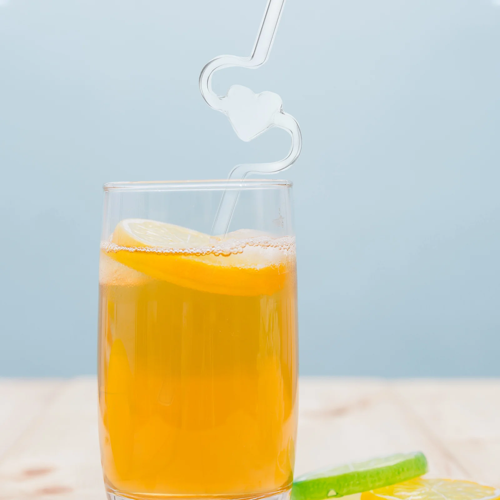 

2Pcs Clear Glass Straws Curved Reusable Drinking Sipping Tubes Eco Friendly Low Expansion Coefficient Smoothie