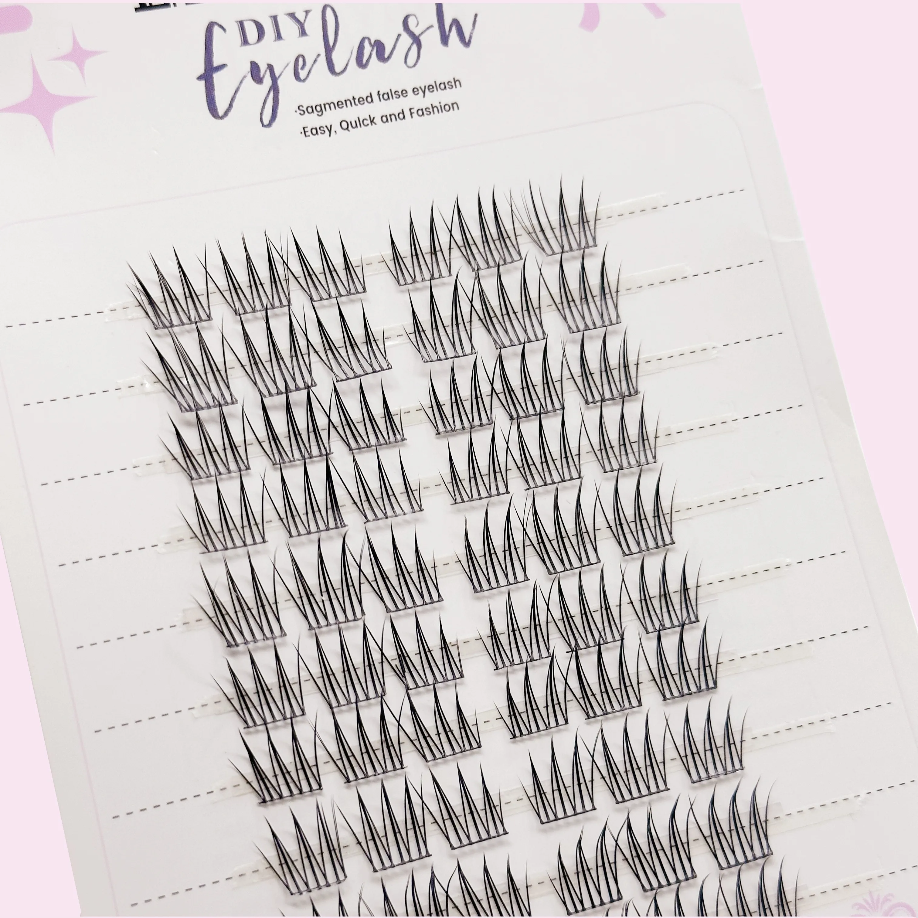 60 Pcs Natural False Lashes,7-9 Mm Short A-Shaped,Ace Girl Group Style,10 Rows Packaging,Large Capacity,Beauty Makeup Essentials