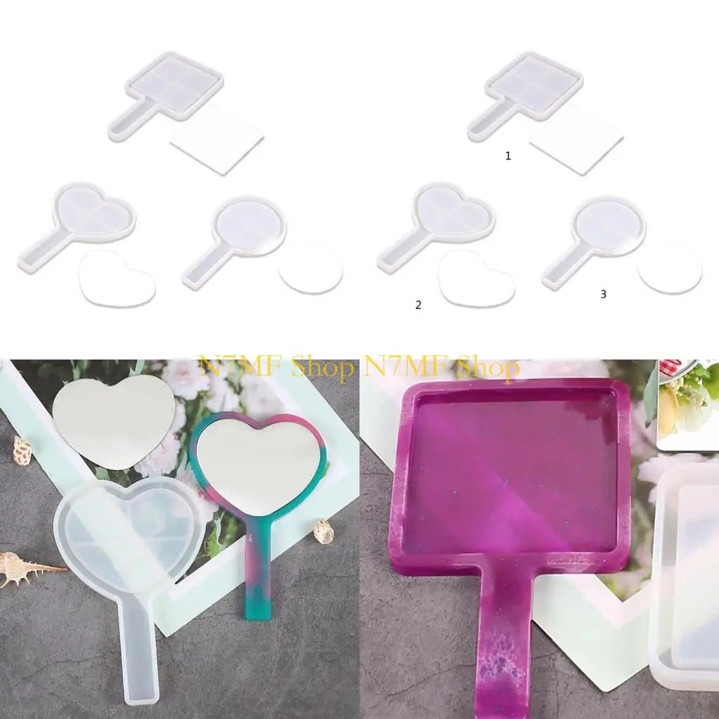 

N7MF Зеркальная крышка смола с зеркальным зеркальным силиконовым формой