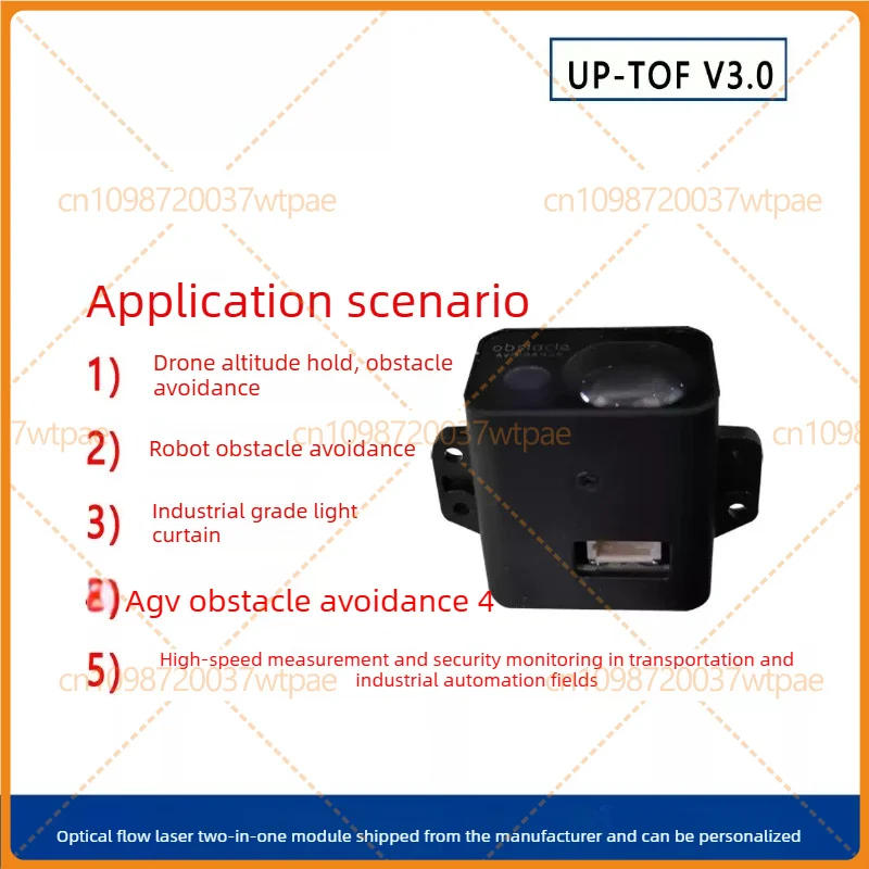 For TOF Sensor Radar Module, UART Serial Port, Optical Flow Laser Ranging, 20m Distance For Obstacle Avoidance