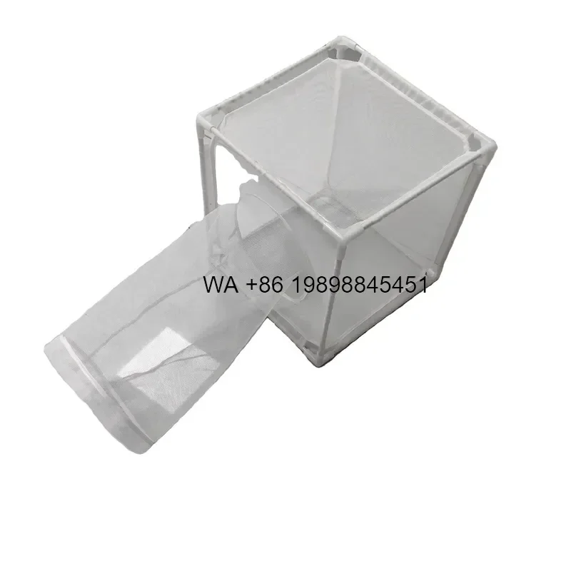 Wmwmnu 120 Mesh Thick Nylon Mesh Laboratory Insect Black Soldier Fly Cage for Breeding and Rearing