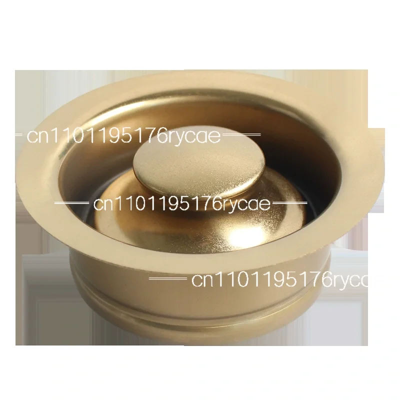 

Efficient Kitchen Waste Disposal System Sewer Waste Shredder Kitchen Food Waste Disposer, Drain PVD Vacuum Gold-Plated Shredder,