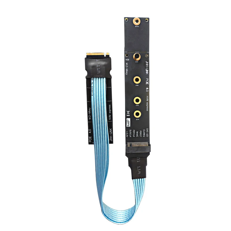 YY+for 22110 PCIE M.2 4.0 NVMe SSD Cable 2242 Extension M.2 Gen4.0 Cable Adapter