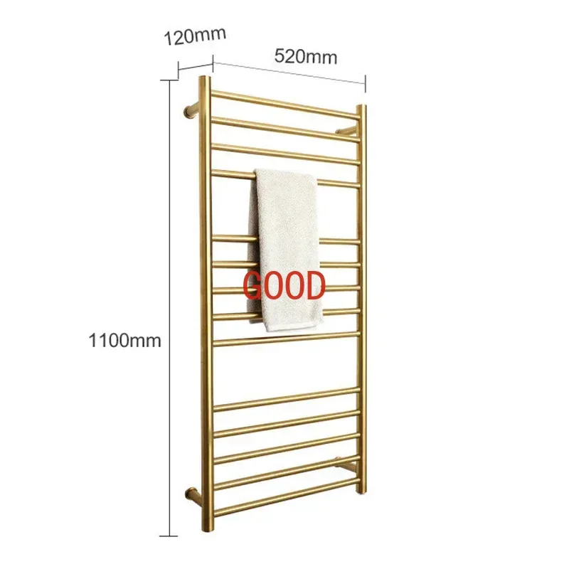 Porte-serviettes électrique T1, chauffage, 110cm x 52cm, installation cachée/Résolution