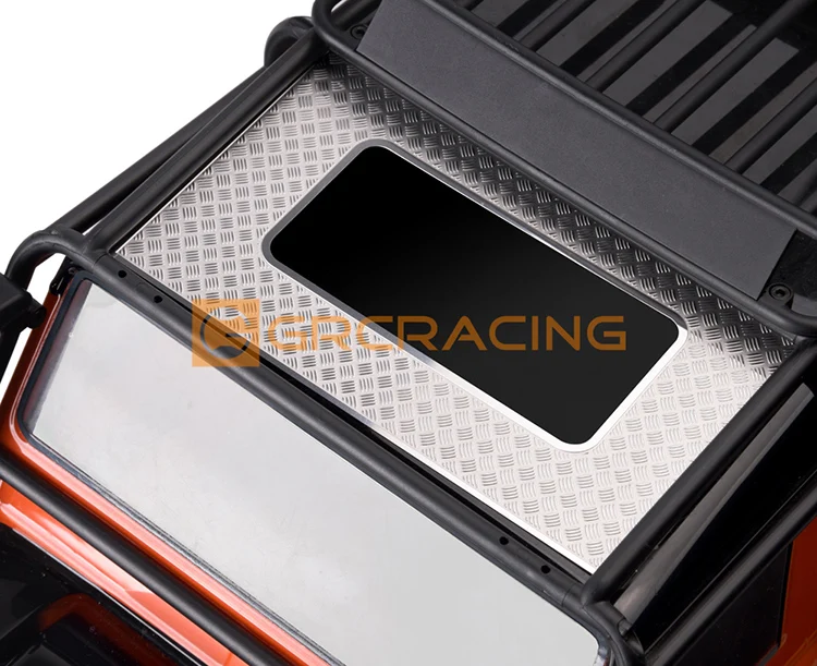 Skylight Metal Skid Plate for 1/10 RC Crawler Car Traxxas TRX4 Defender Diy Parts
