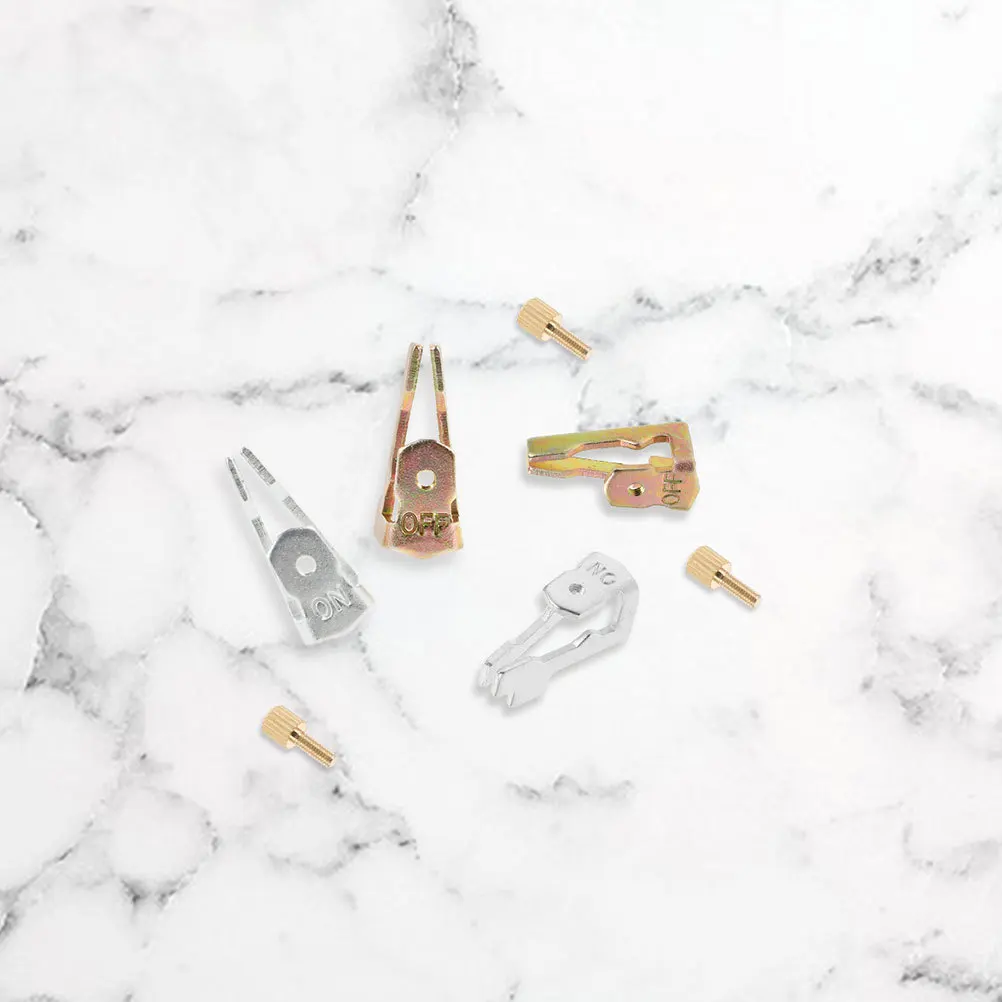 4Sets Timer Switch Trippers Heavy Duty Metal Construction Accurate Timing for Pool Applications Sturdy Replacement Parts Time