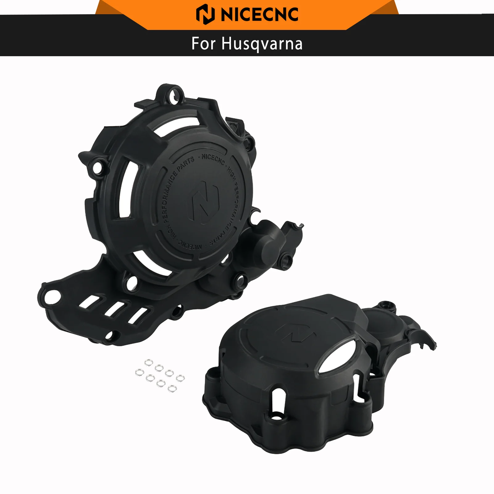 

NICECNC Clutch Protector Ignition Guard Cover For HUSQVARNA FE350 FE 250 2017-2023 FE 350 S 2023 For KTM EXC-F 350 GASGAS EC350F