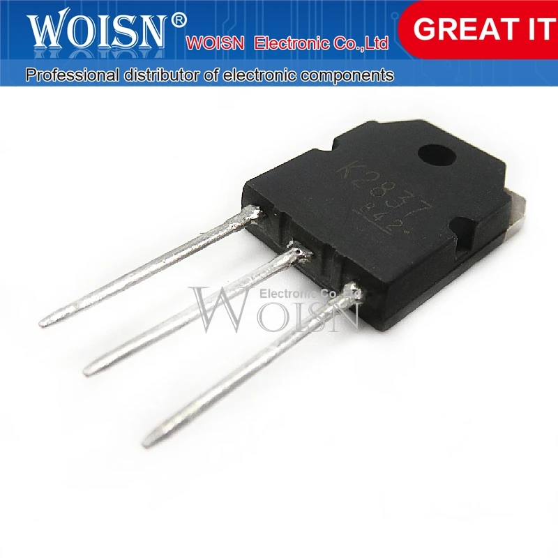 10PCS  2SK2837 K2837 TO-3P