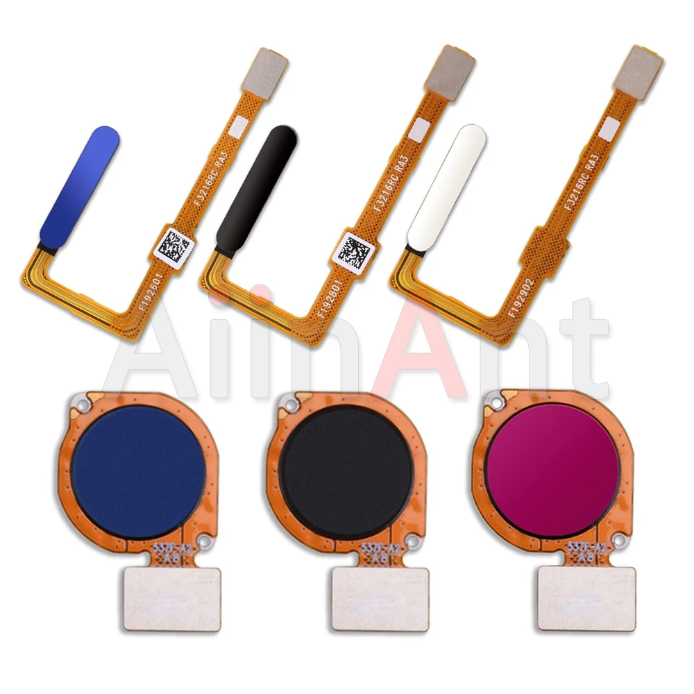 Aiinant Back Home Button Side Key Scanner Fingerprint Sensor Flex Cable For Huawei Honor 20 Lite 20s V20 View 20 Phone Parts