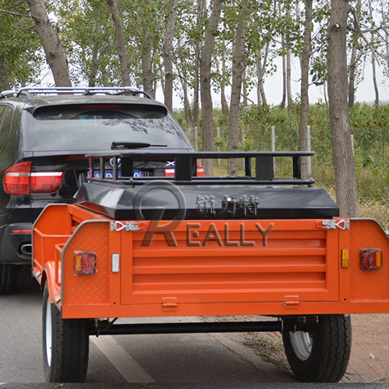 Alta qualidade pequeno rv reboque pequena casa móvel campista viagem acampamento portátil reboque de viagem