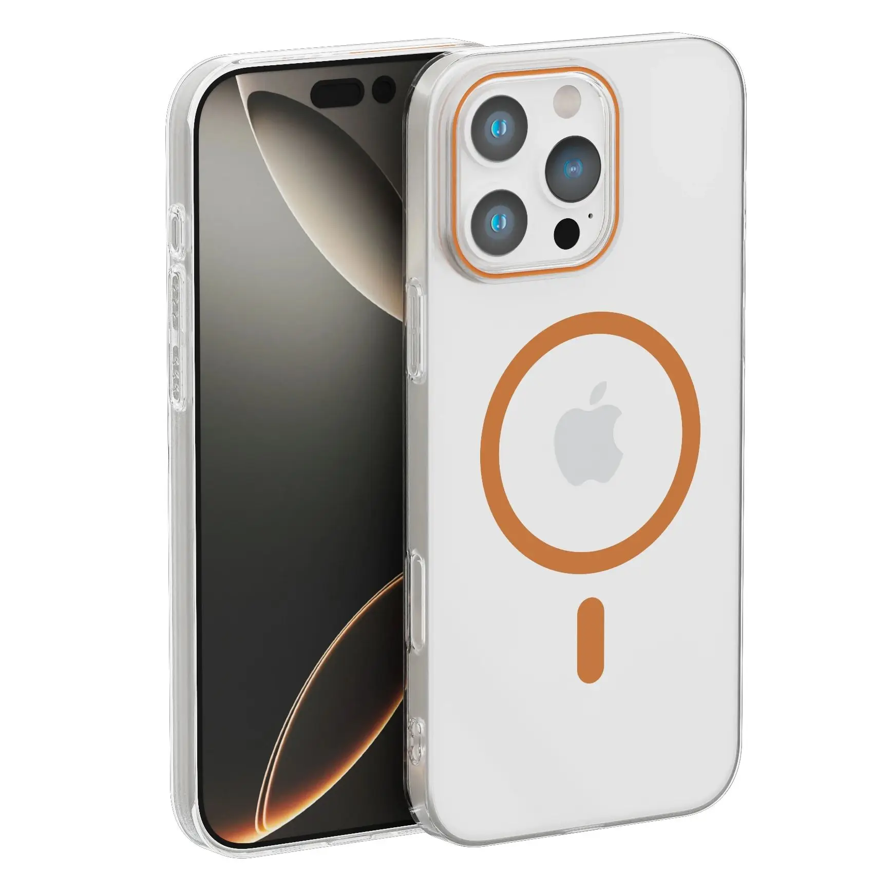 Nicht vergilbende transparente Hülle für MagSafe iPhone 17E 16E 17 Pro Max Air 16 Plus 15 14 13 12 11 16Pro MagSafe Schutzhülle