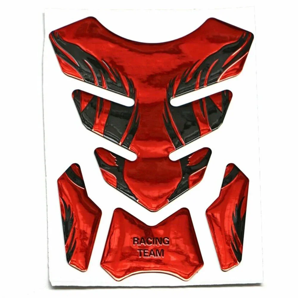 3D Universal Motocicleta Tanque Pad Protetor Adesivo, Chama Decalque Apto para KTM, BMW, Ducati, Suzuki, Yamaha, Honda, Kawasaki, Car Styling