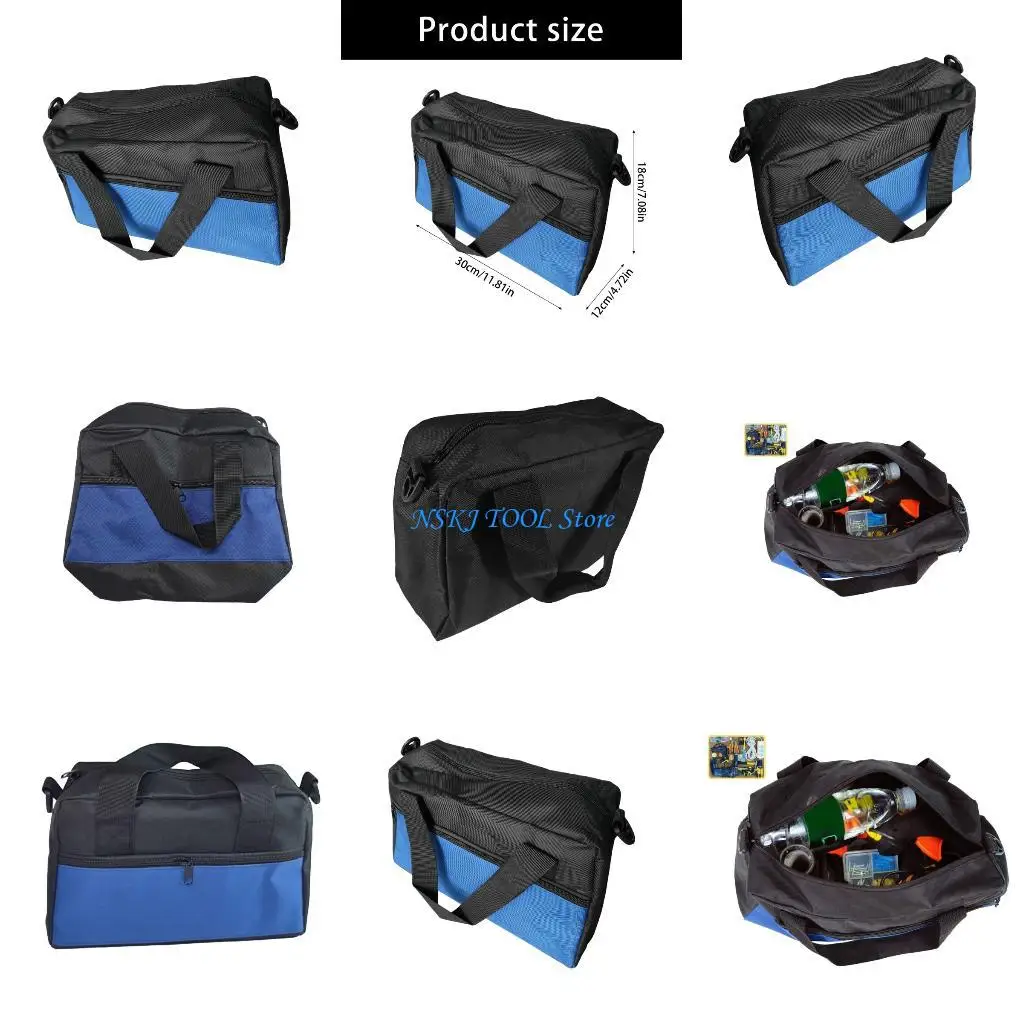 

L8RC Sturdy 12 Inch Tool Canvas Material Large Capacity Easy Access Organizers