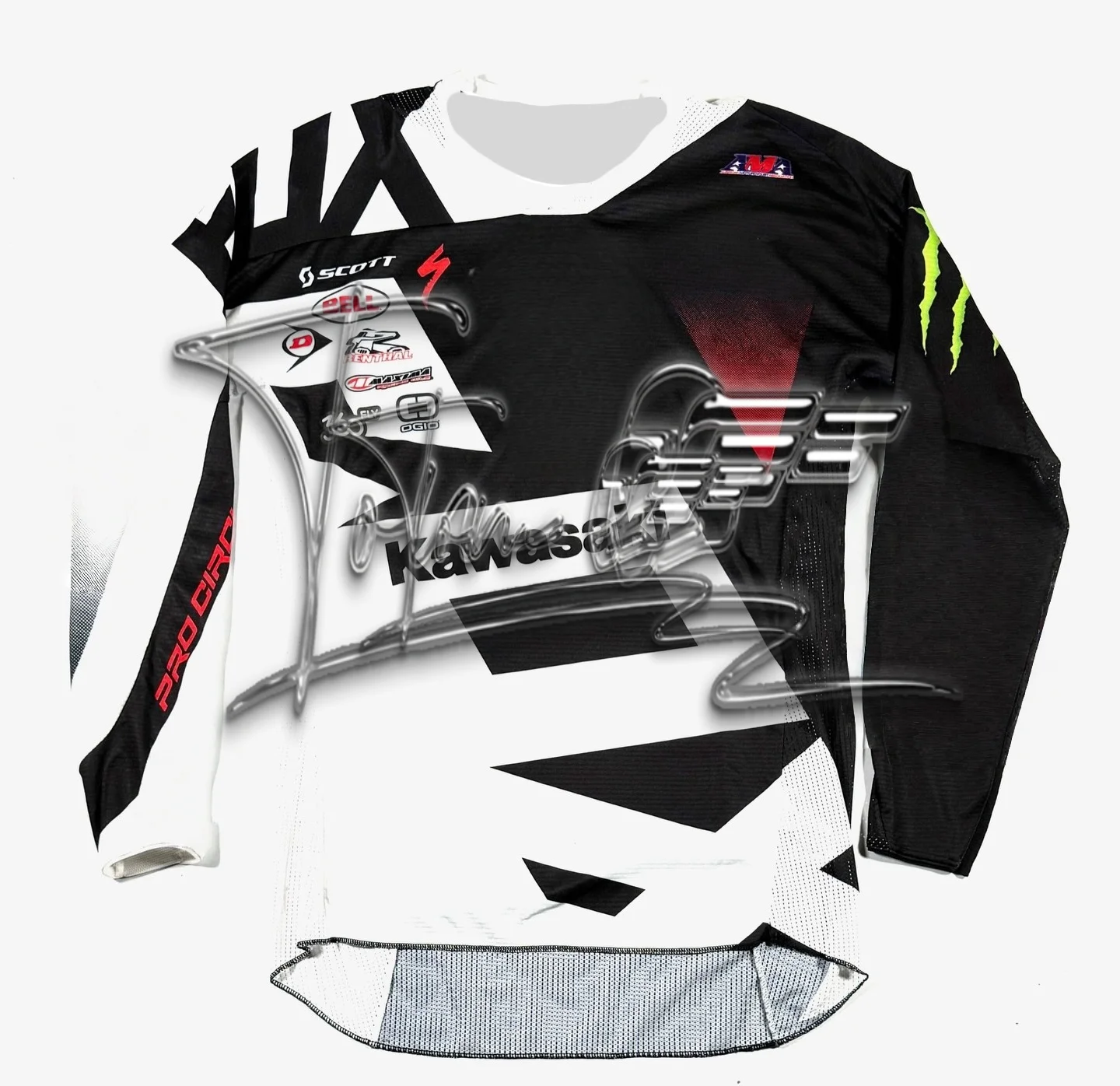 

Мужская футболка с длинным рукавом Kawasaki Motorcycle Racing Team, весна-осень, новая спортивная дышащая мужская футболка 2025 года