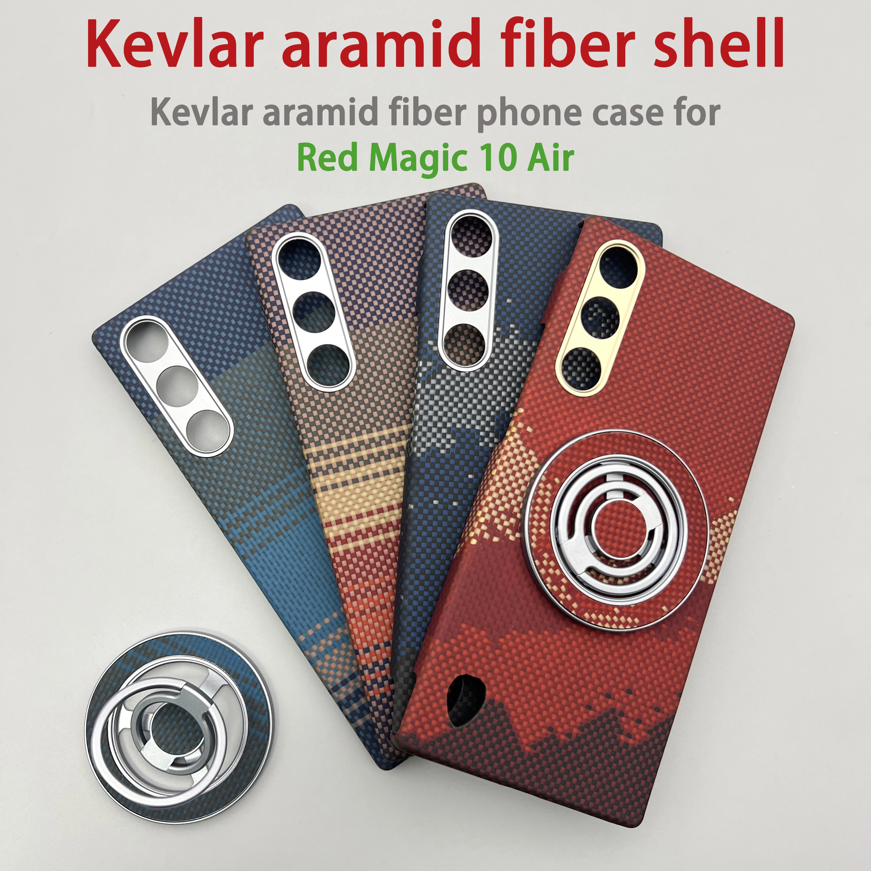 

For Red Magic 10 Air phone case Kevlar aramid fiber hard shell magnetic ultra-thin lightweight and sturdy protective case