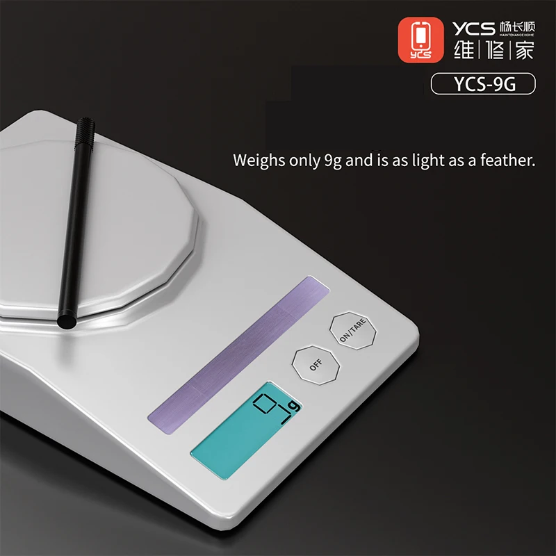 YCS 9G Ultra-light ดาบใบมีดสําหรับโทรศัพท์มือถือชิปบํารุงรักษาซ่อม Anti-SLIP Frosted Blade Handle