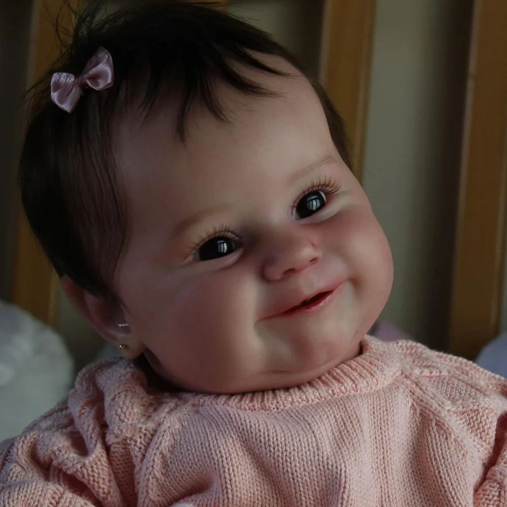 Soft Full Body Silicone Reborn Toddler Girl Doll Maddie Princess Doll 3D Skin Multiple Layers Painting Visible Veins