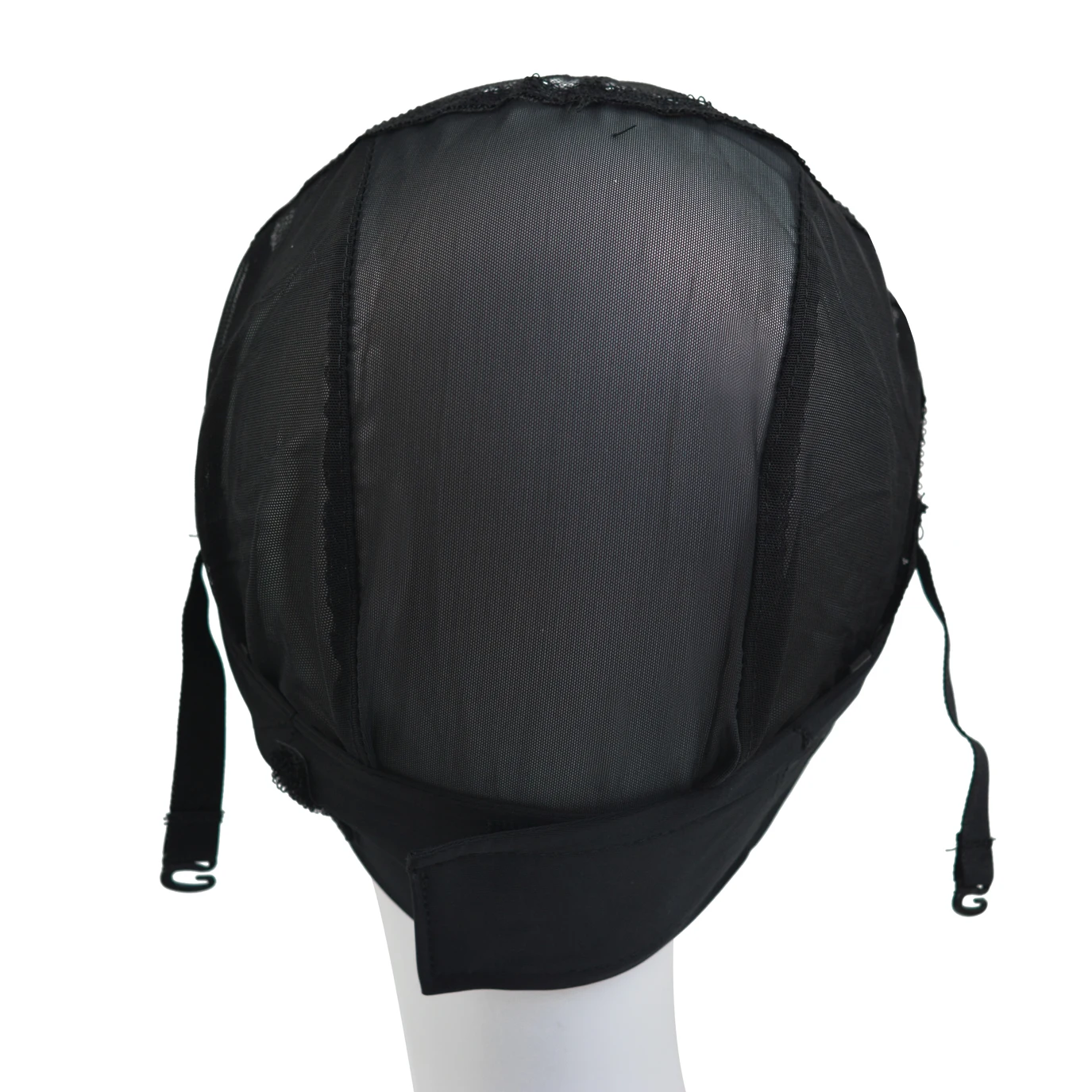 Ajustável Lace Wig Grip Cap, Headband Cap para fazer perucas, malha, preto, 1 Pc