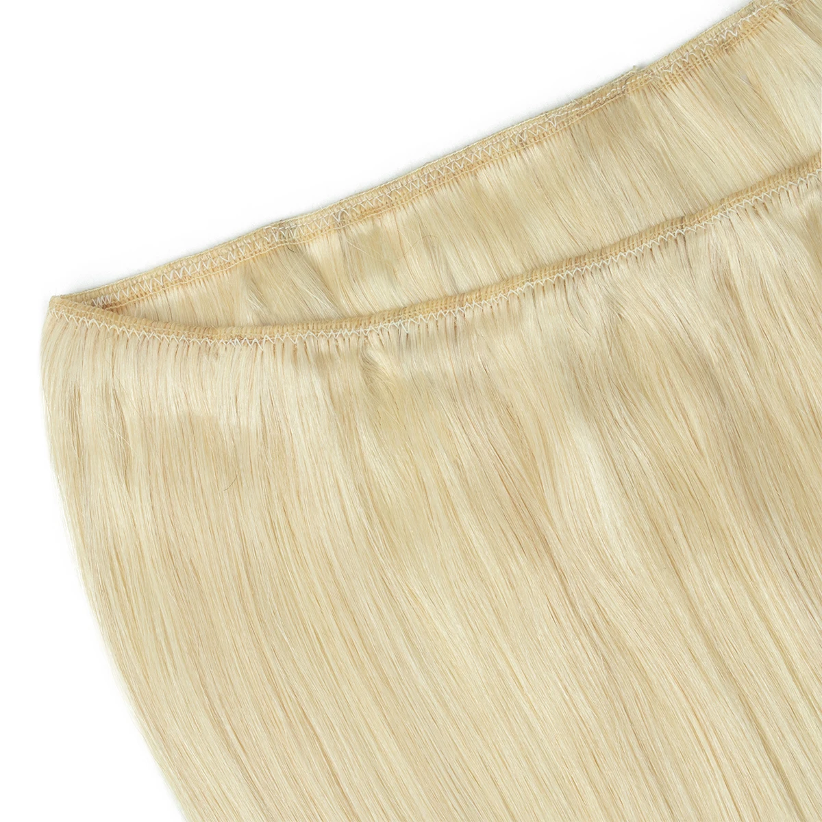 Fasci biondi Capelli umani 50 g/pacco Cucire doppia trama Fasci di capelli lisci naturali MachineRemy Offerte di pacchetti colorati da 12-24 pollici