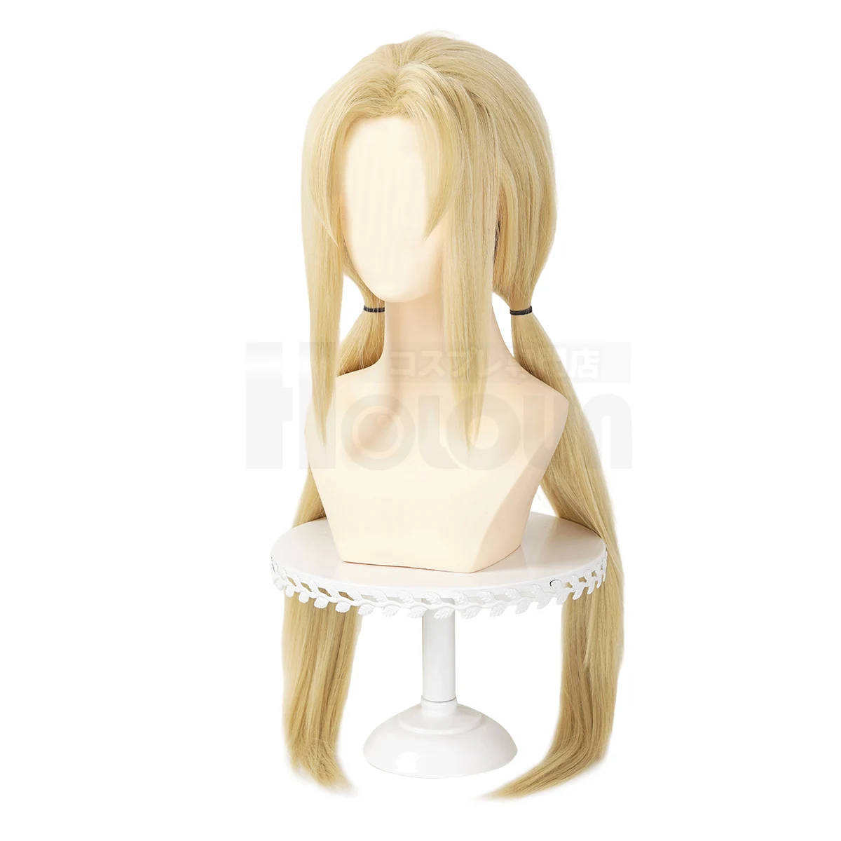 HOLOUN Anime Tsunade Cosplay Wig Rose Net Synthetic Fiber Adjustable Size Heat Resistant Cap Halloween Christmas Cos