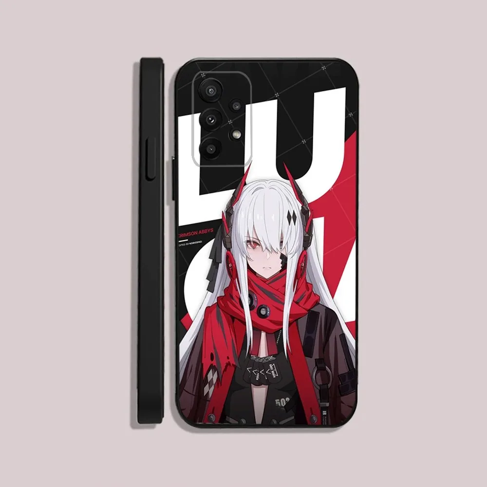 Game Punishing Gray Raven Phone Case For Samsung S24,23,22,30,21,10,9,Ultra,Plus,Lite,FE,5G Black Soft Case