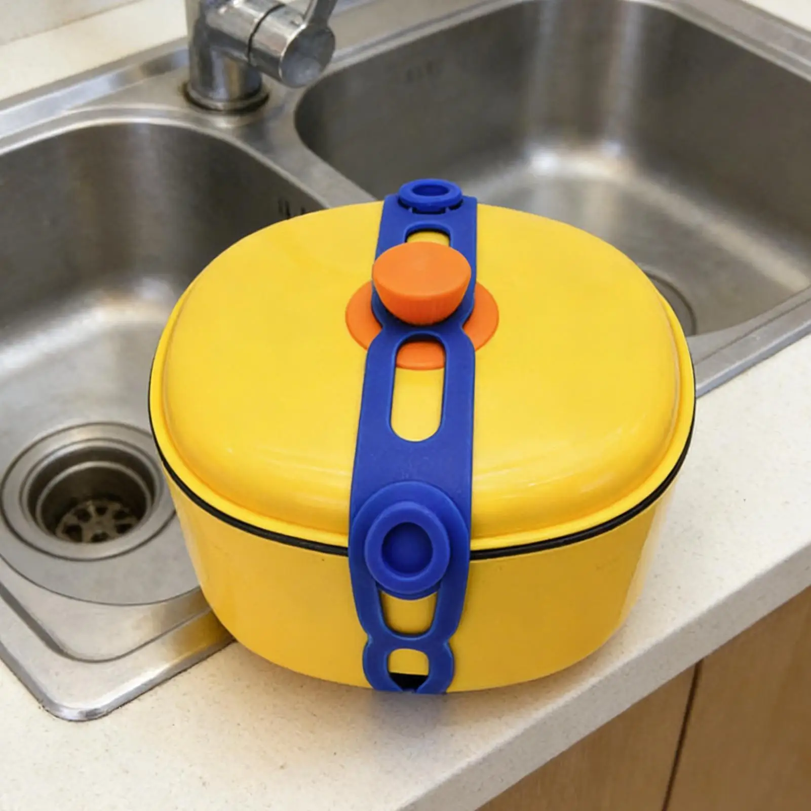Silicone Pot Lid Strap Reusable Elastic Tie Silicone Latch Strap Self-locking Lid Securing Strap For Kitchen Food Storage