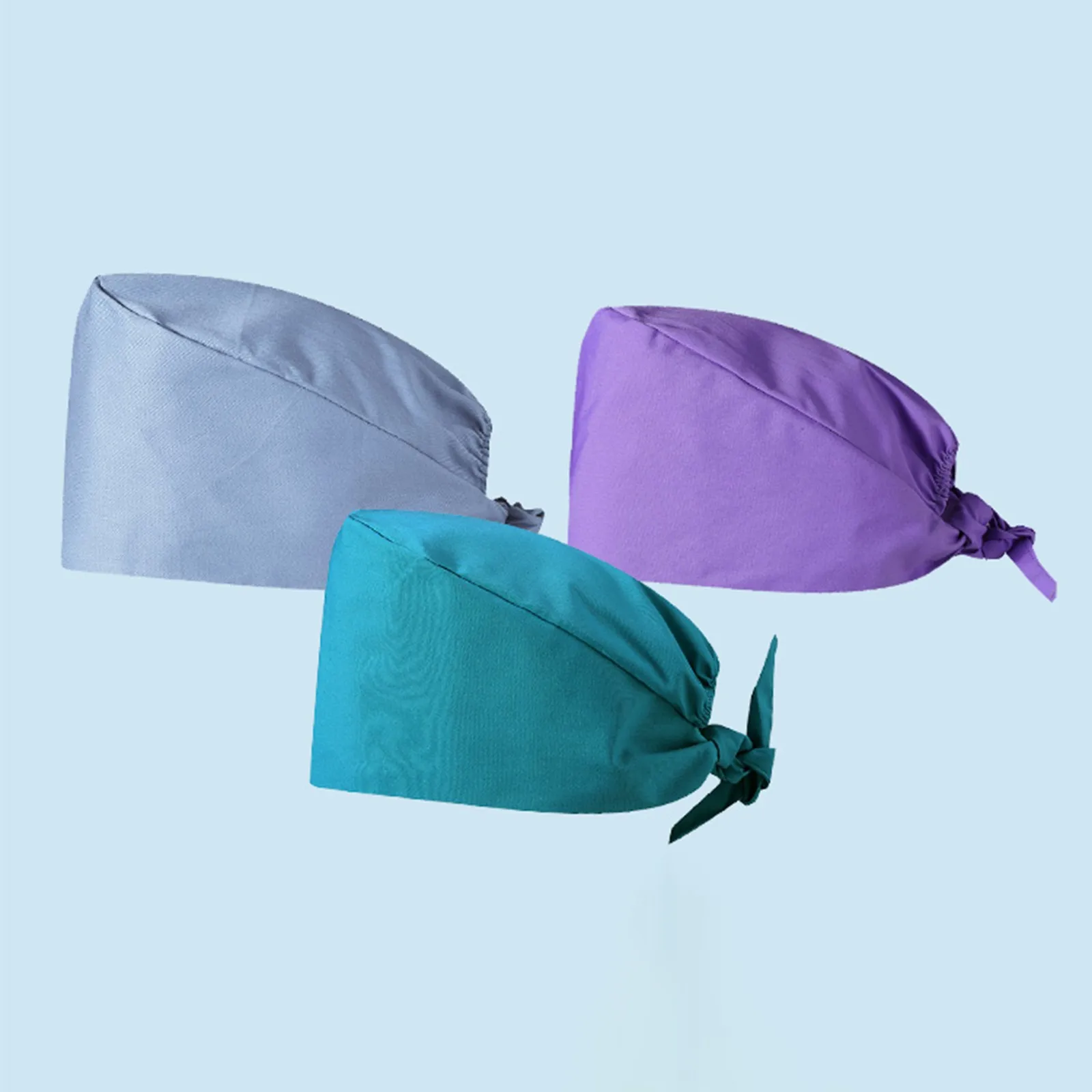 قبعات فرك جراحية قبعة العمل وكالة تهذيب الحيوانات الأليفة العمل الدعك الجمال قبعات العمل مختبر قبعة التمريض Gorro Enfermera النساء والرجال