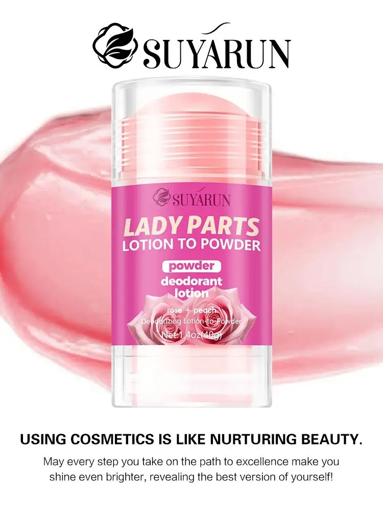 SUYARUN Déodorant pour femme Anti-transpiration Hydratant Rafraîchissant Confort durable Parfum Produit de soin du corps.