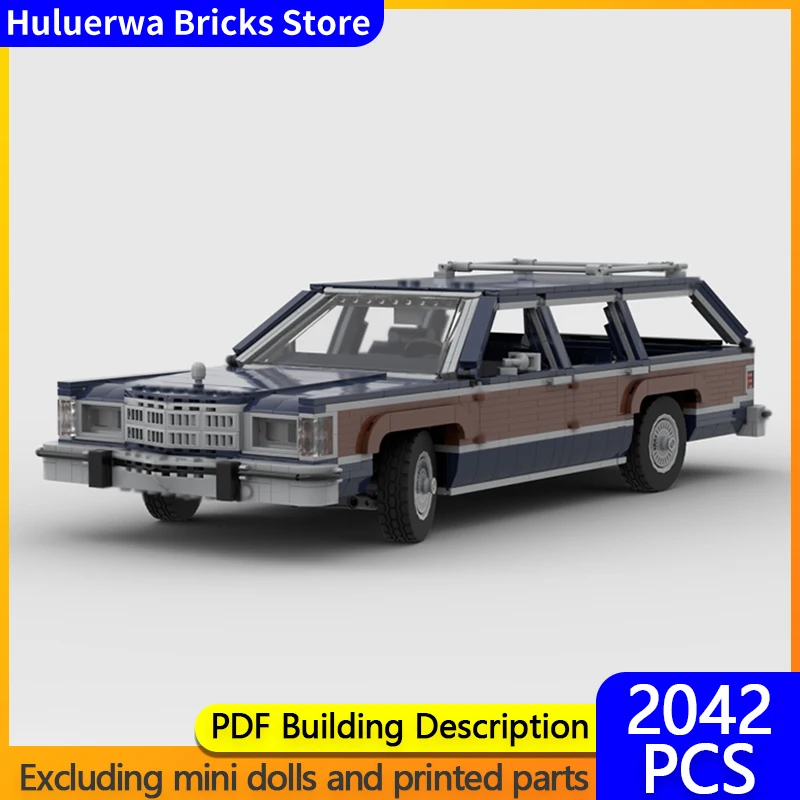 

Speed Hypercar Model MOC Building Bricks Full-Size Station Wagon Modular Technology Gifts Holiday Assemble Children Toys Suit